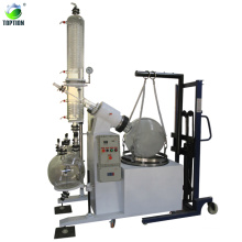 TOPTION equipamento de destilação a vácuo 100l preço evaporador rotativo